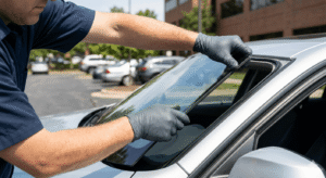 certified technician installing windshield on-site Toronto
