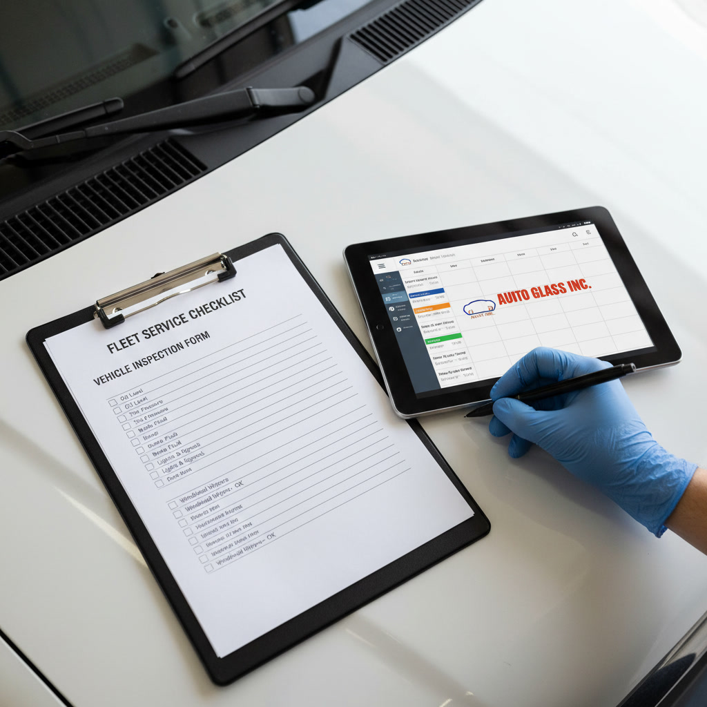 fleet windshield repair account setup Toronto