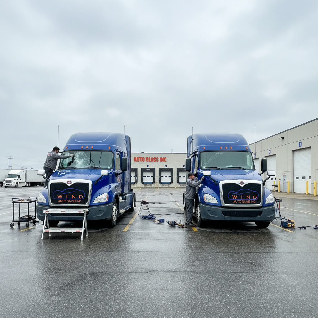 multiple vehicle windshield repair Toronto fleet downtime